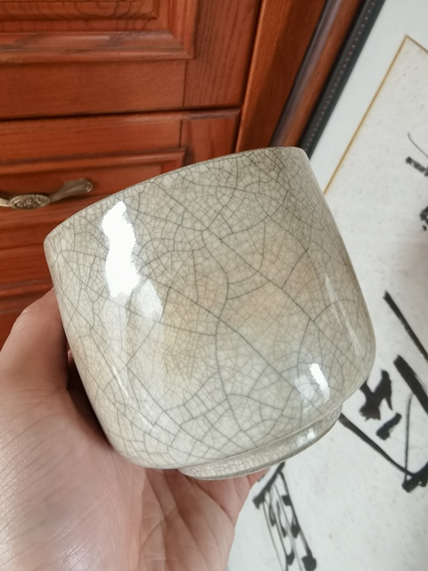 古玩陶瓷哥釉香爐真品鑒賞圖