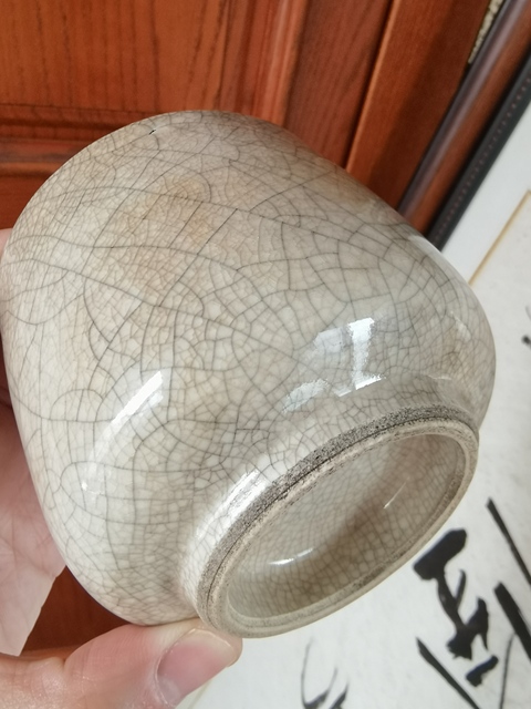 古玩陶瓷哥釉香爐真品鑒賞圖