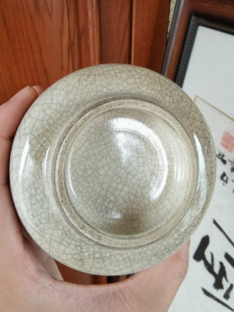 古玩陶瓷哥釉香爐真品鑒賞圖