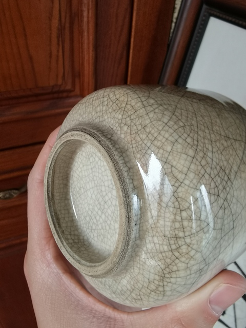 古玩陶瓷哥釉香爐真品鑒賞圖