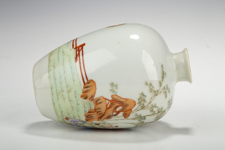 古玩陶瓷·粉彩太白醉酒圖蘿卜瓶
真品鑒賞圖