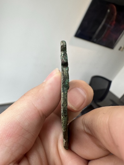 古玩銅器龍紋青銅環真品鑒賞圖