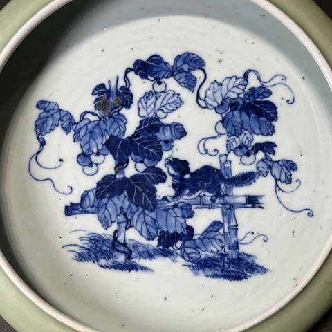 古玩陶瓷民國 鐋鑼洗真品鑒賞圖