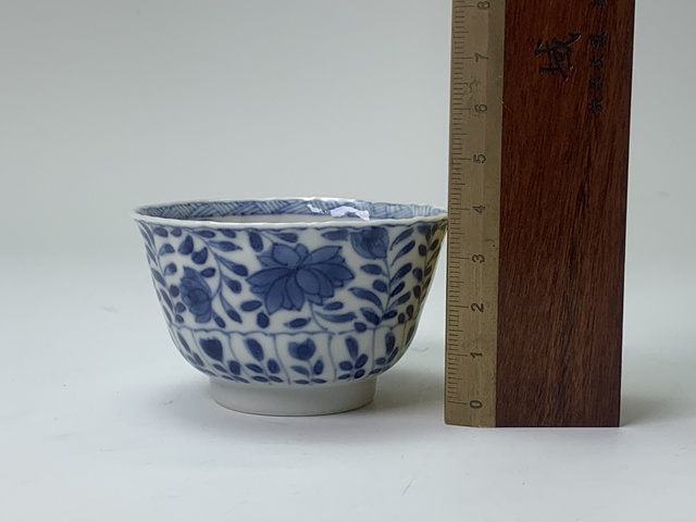 古玩陶瓷清康熙·青花花卉紋杯拍賣，當(dāng)前價格0元
