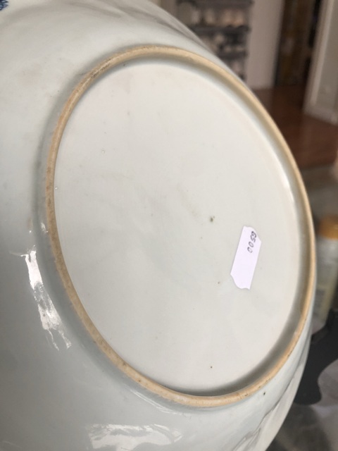 古玩陶瓷青花二喬圖花口盤拍賣,當前價格3300元
