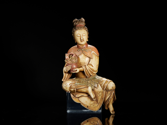 古玩雜項人物擺件真品鑒賞圖