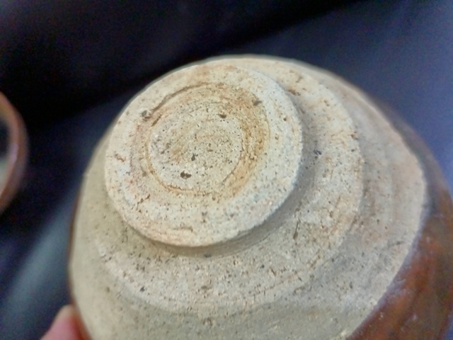 古玩陶瓷福清窯芝麻釉茶盞真品鑒賞圖