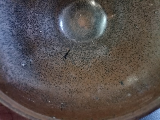 古玩陶瓷福清窯芝麻釉茶盞真品鑒賞圖