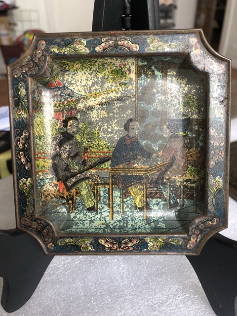 古玩陶瓷銅胎畫琺瑯人物紋盤拍賣,當前價格300元