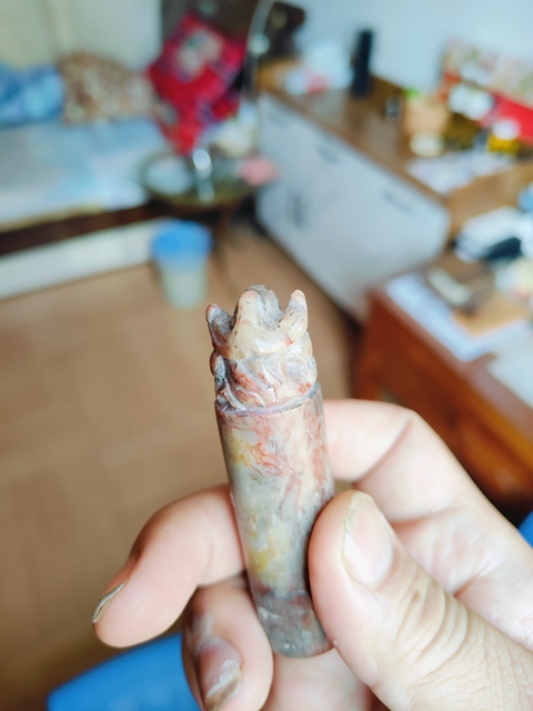 古玩雜項壽山石印章真品鑒賞圖