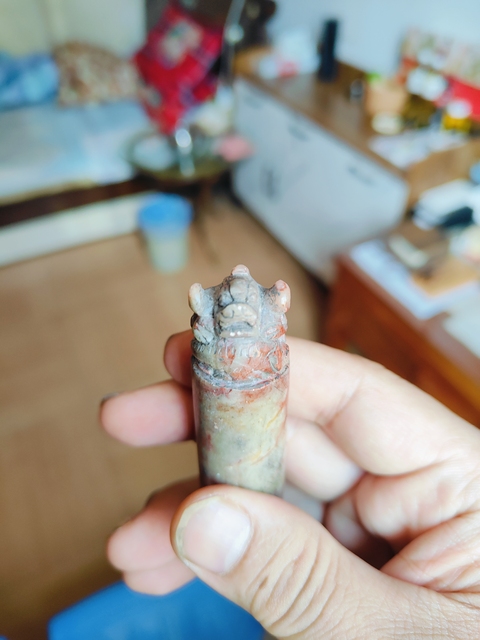 古玩雜項壽山石印章真品鑒賞圖