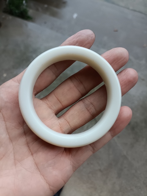 古玩玉器扁鐲子真品鑒賞圖