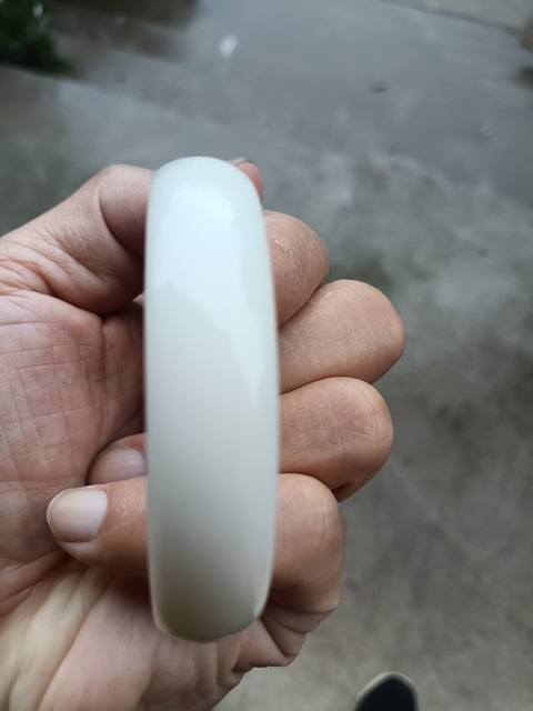古玩玉器扁鐲子真品鑒賞圖