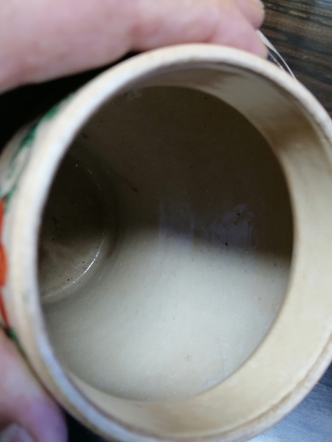 古玩陶瓷哥釉地鐵銹釉五彩罐真品鑒賞圖