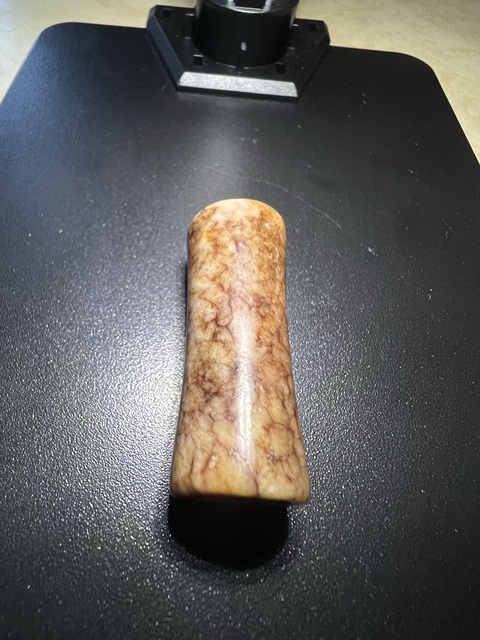 古玩玉器仿古玉勒子真品鑒賞圖