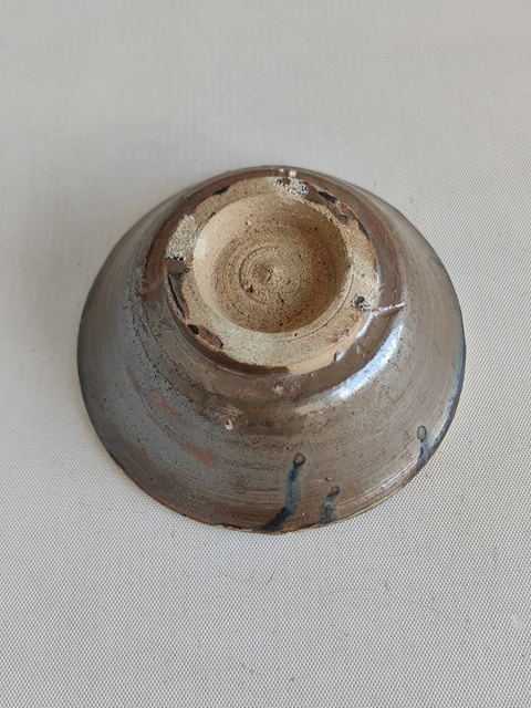 古玩陶瓷磁州窯雙色釉茶碗拍賣，當(dāng)前價(jià)格680元