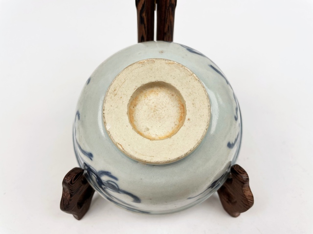 古玩陶瓷清早期·青花夔龍紋碗拍賣，當前價格0元