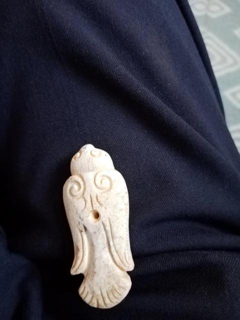 古玩玉器做舊仿古“玉鳥”真品鑒賞圖