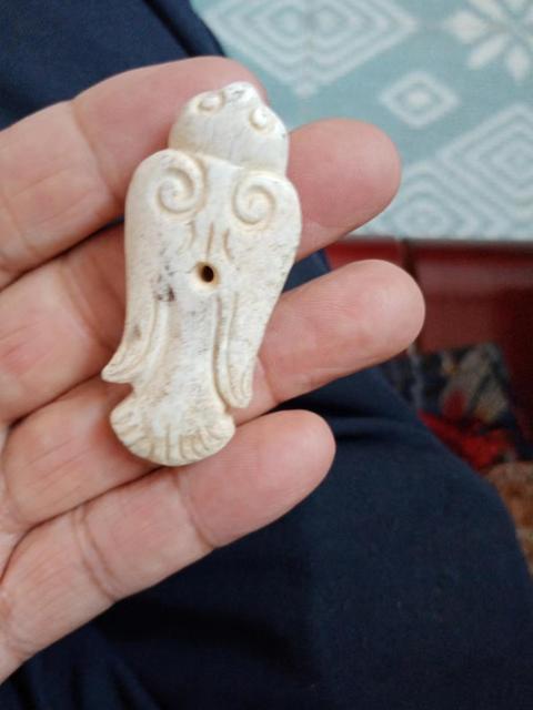 古玩玉器做舊仿古“玉鳥”真品鑒賞圖