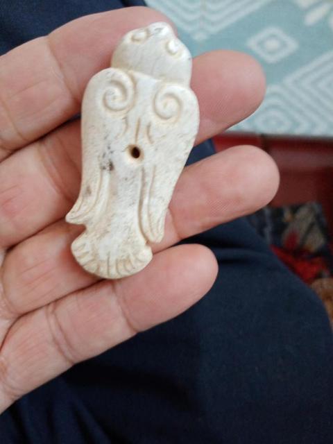 古玩玉器做舊仿古“玉鳥”真品鑒賞圖