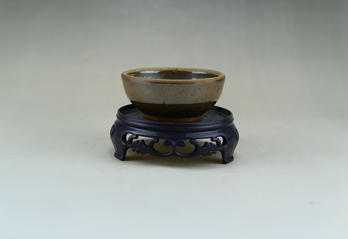 古玩陶瓷明末清初.窯變黑釉茶盞拍賣,當(dāng)前價格1元