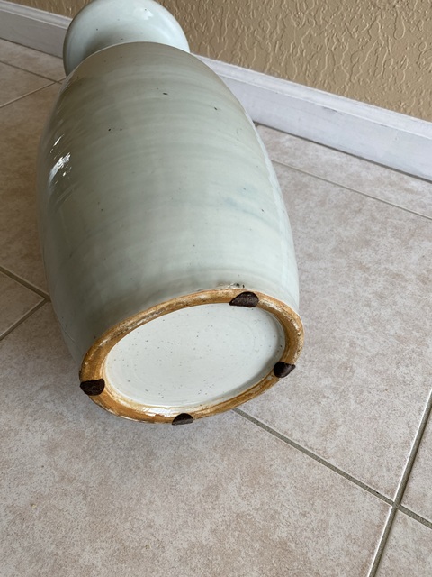古玩陶瓷花鳥紋瓶真品鑒賞圖