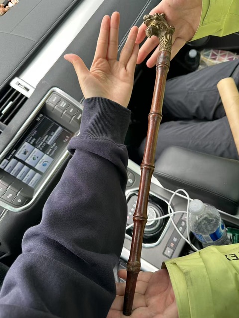 古玩雜項拐杖真品鑒賞圖