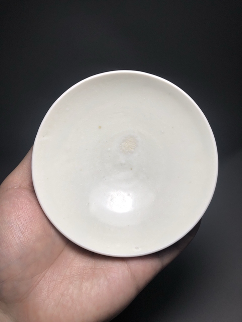 古玩陶瓷【館藏級精品】唐宋 白釉茶盞【級別高收藏價值好】拍賣,當前價格0元