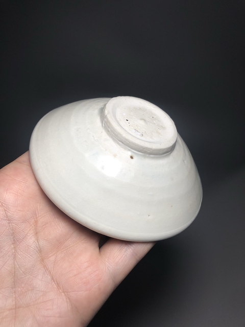 古玩陶瓷【館藏級精品】唐宋 白釉茶盞【級別高收藏價值好】拍賣,當前價格0元