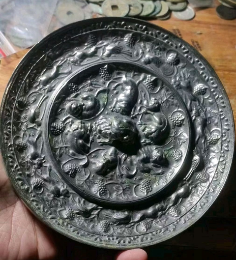古玩銅器銅鏡真品鑒賞圖