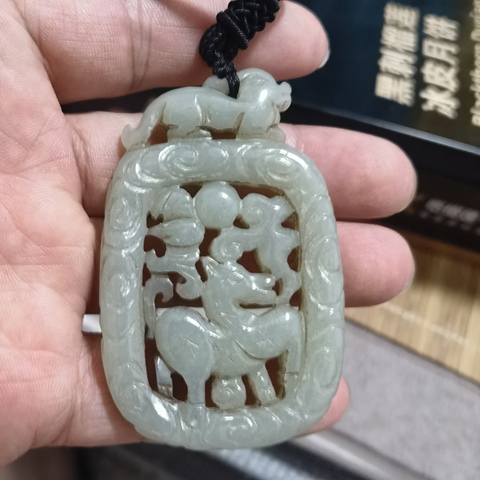 古玩玉器和田玉雕“福祿佩”真品鑒賞圖