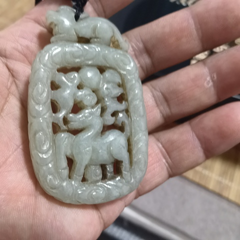 古玩玉器和田玉雕“福祿佩”真品鑒賞圖