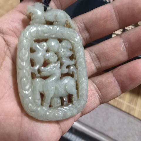 古玩玉器和田玉雕“福祿佩”真品鑒賞圖