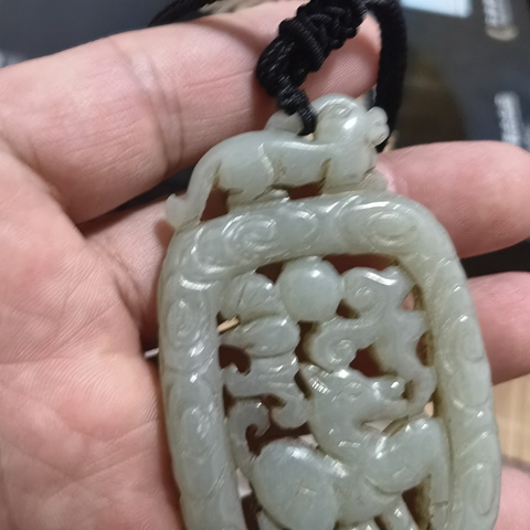 古玩玉器和田玉雕“福祿佩”真品鑒賞圖