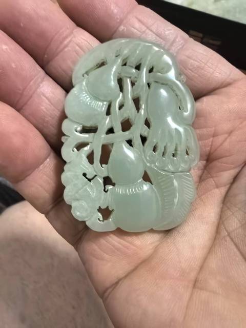 古玩玉器和田玉雕“福祿佩”真品鑒賞圖