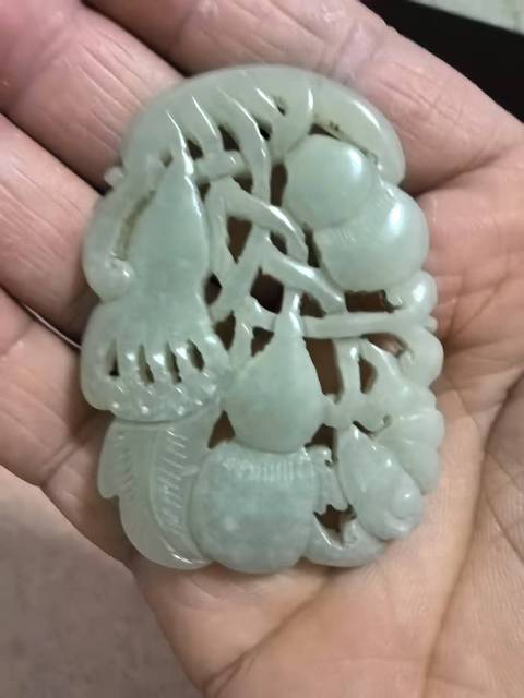 古玩玉器和田玉雕“福祿佩”真品鑒賞圖