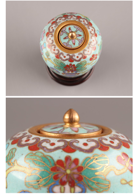 古玩陶瓷博古圖蓋罐真品鑒賞圖
