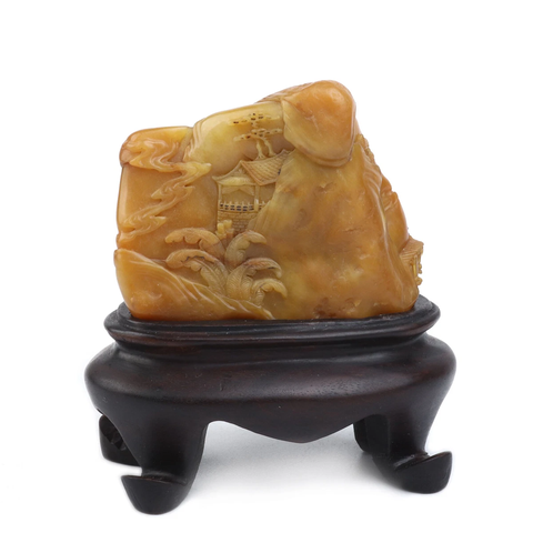 古玩雜項田黃真品鑒賞圖