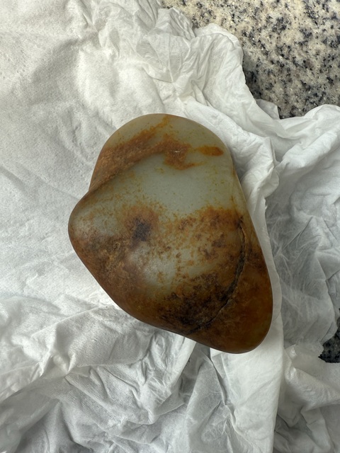 古玩玉器和田玉籽料原石真品鑒賞圖