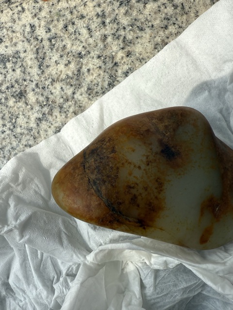 古玩玉器和田玉籽料原石真品鑒賞圖