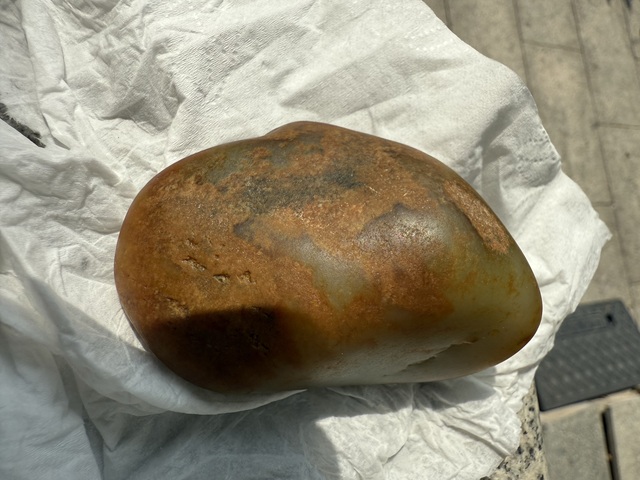 古玩玉器和田玉籽料原石真品鑒賞圖
