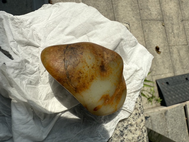 古玩玉器和田玉籽料原石真品鑒賞圖