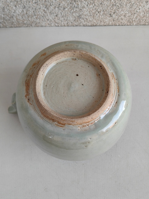 古玩陶瓷青釉四系壺拍賣,當前價格580元