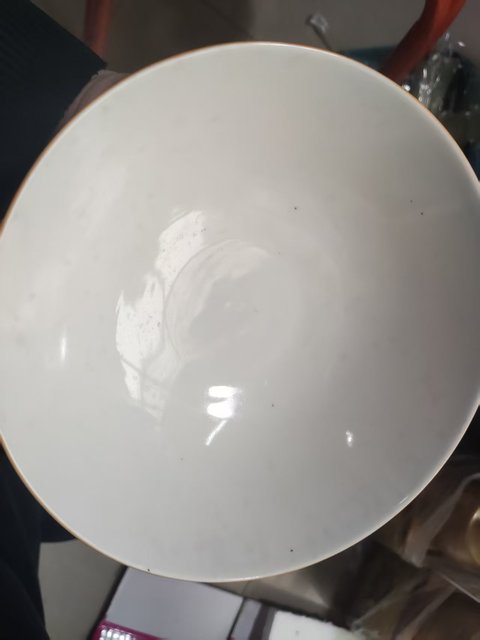 古玩陶瓷荷花粉彩碗真品鑒賞圖