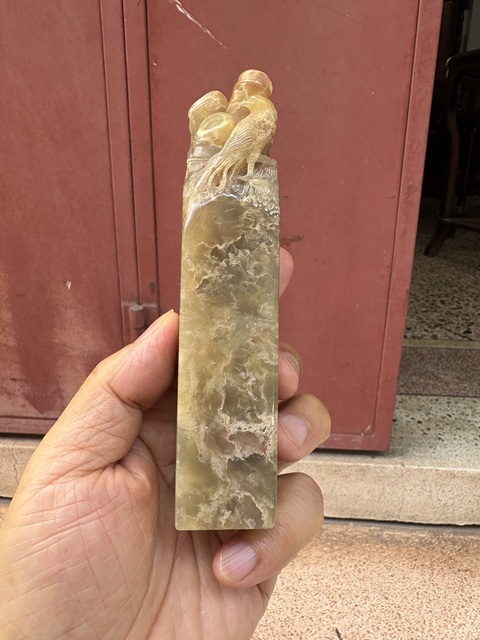 古玩雜項壽山石印章真品鑒賞圖