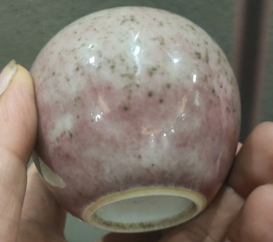 古玩陶瓷豇豆紅水呈真品鑒賞圖