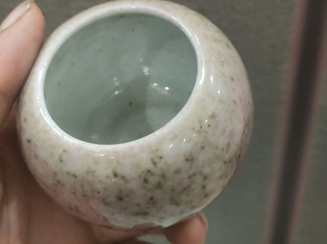 古玩陶瓷豇豆紅水呈真品鑒賞圖