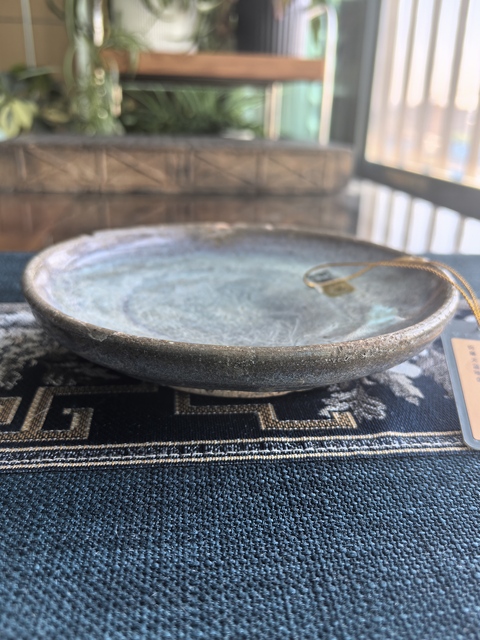 古玩陶瓷元代天青釉鈞窯盤真品鑒賞圖