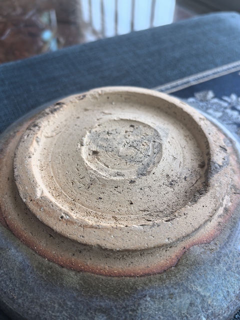 古玩陶瓷元代天青釉鈞窯盤真品鑒賞圖