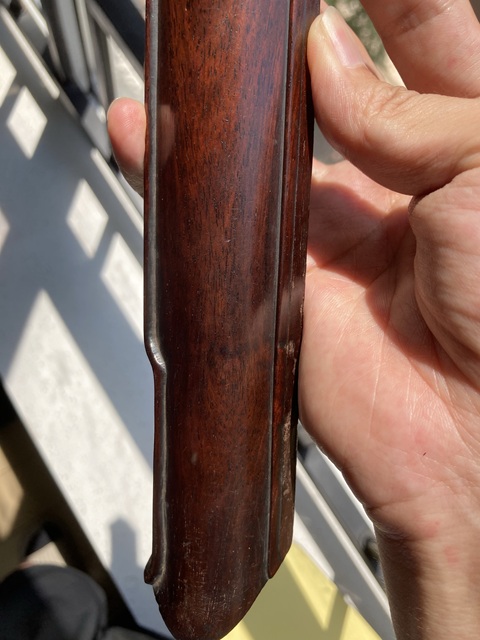 古玩雜項老花梨木椅子頂部木料真品鑒賞圖